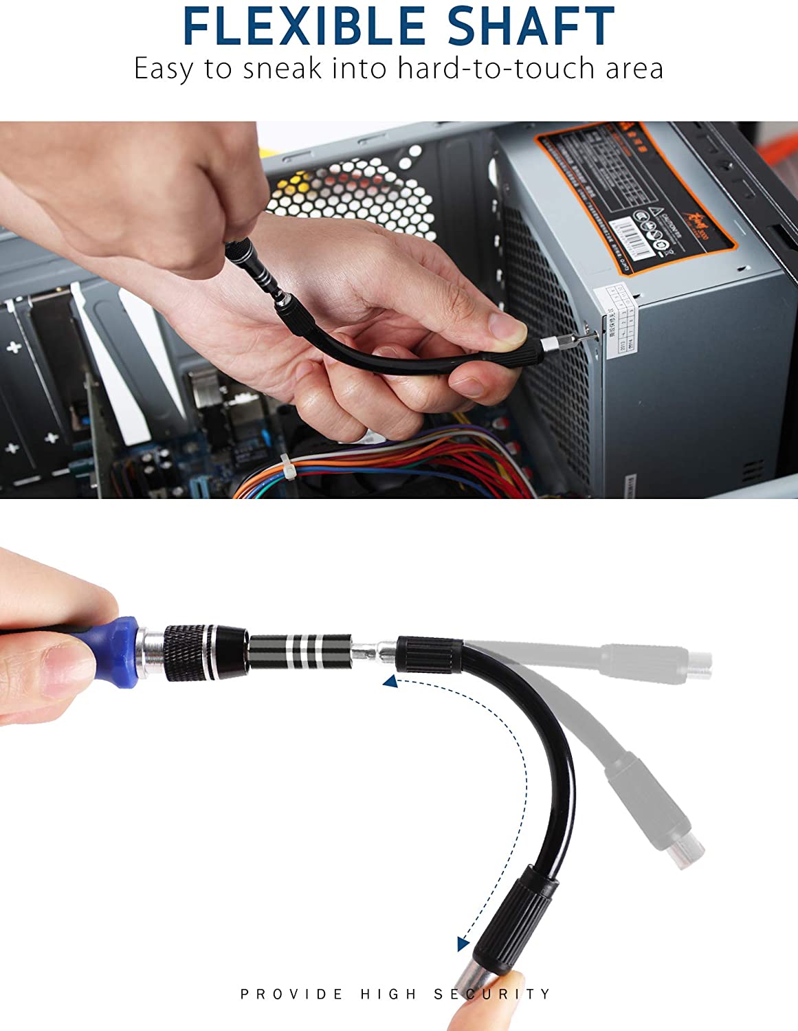 Kingsdun Precision Screwdriver Set, 63 in 1 with 57 Bits