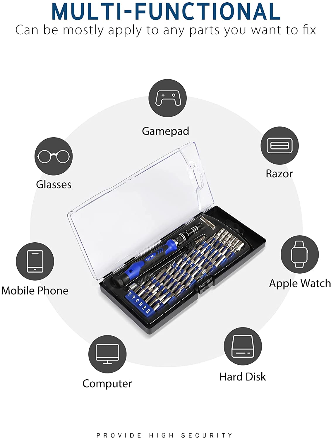 在庫一掃セール売れ筋ランキング 63 Set, Screwdriver Precision Kingsdun in Bits 57 with 1 全巻セット