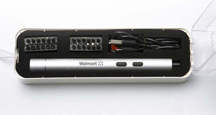 Walmart: We provide an electric screwdriver kit for Walmart