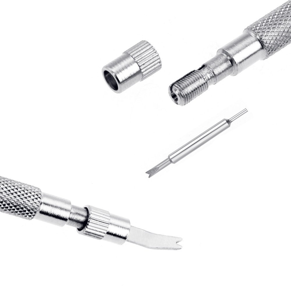 Kingsdun 16 Pcs Watch Repair Tool Kit, Spring Bar Pin Stainless steel Watch Tool 