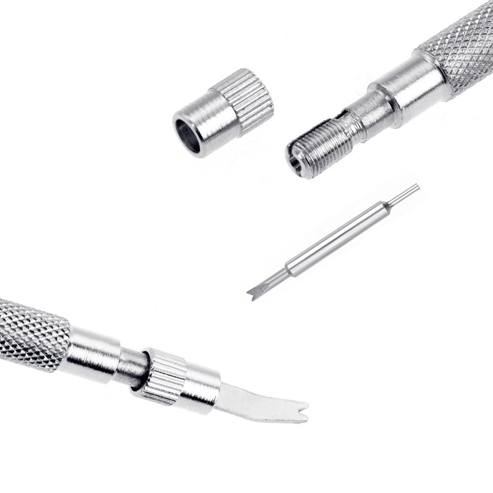 Kingsdun 16 Pcs Watch Repair Tool Kit, Spring Bar Pin Stainless steel Watch Tool 