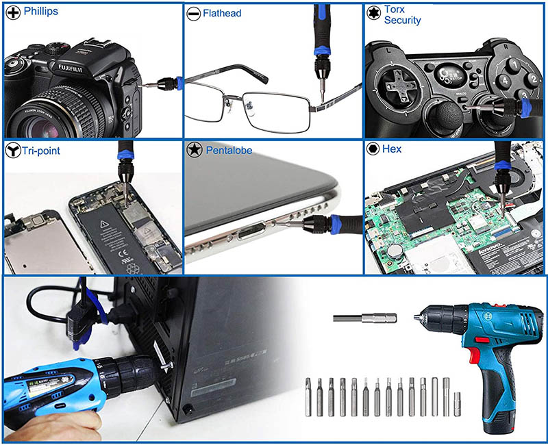136 in 1 Electronics Repair Tool Kit Professional Precision Screwdriver