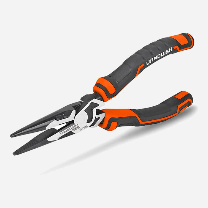 High-Leverage Longnose Pliers, 8 Inch/200mm