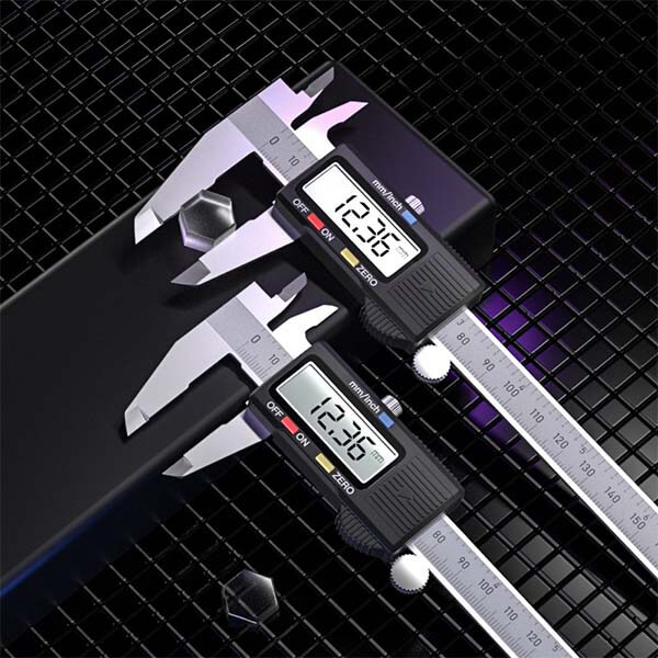 Digital Caliper Vernier Gauge Micrometer Electronic Digital Caliper Stainless Stee with LCD Display