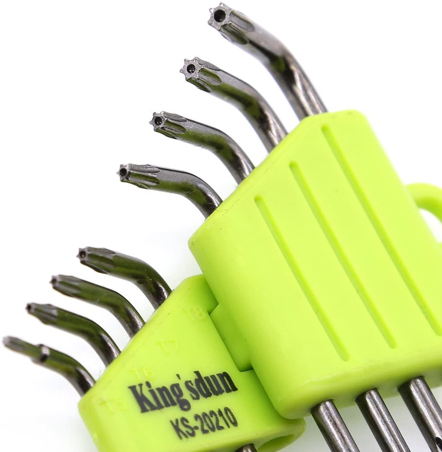 8 in 1 DIY Small Arm Chrome Vanadium Torx Star Key Wrench Set Repair Tool Kit Household Repairs Kits 