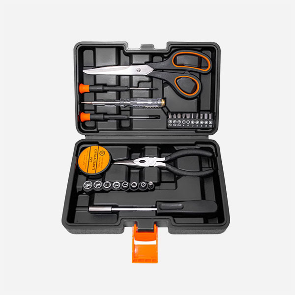 Kingsdun High Quality 25pcs Household Tool Set Tool Box Set Mechanic