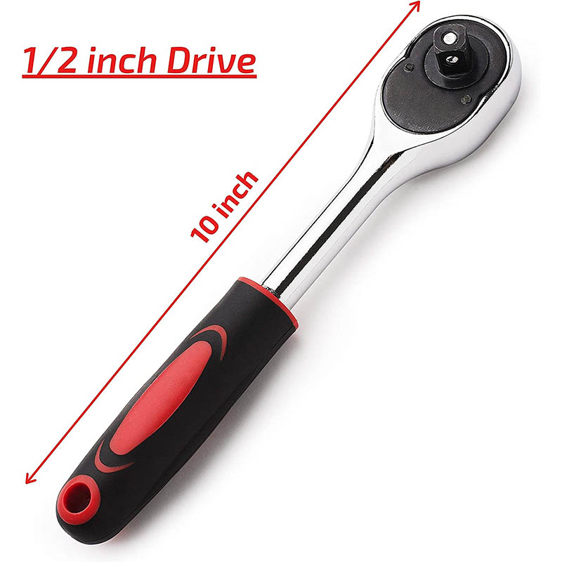 1/2 Inch Drive Ratchet Socket Wrench Set - Professional Quality Ratchets for Mechanics