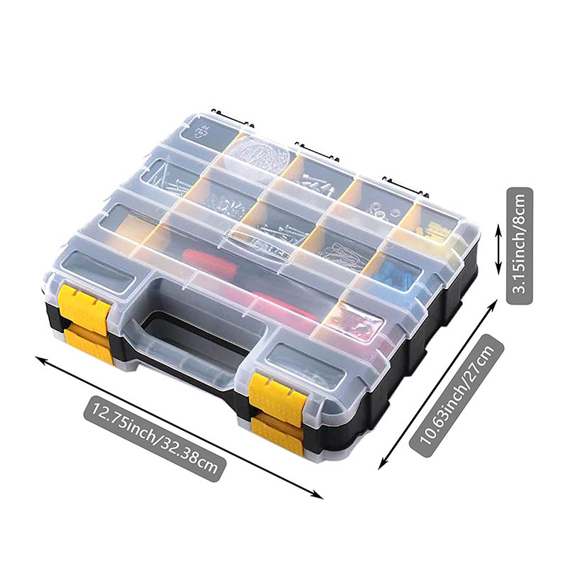 Tools Organizer Box Small Parts Storage Box 34-Compartment Double Side Hardware Manufacturer