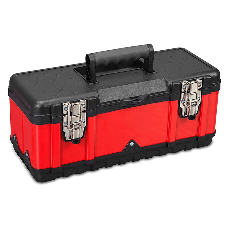 Steel Tool Box 15.5- Inch Small Portable Tool Box Organizer Manufacturer