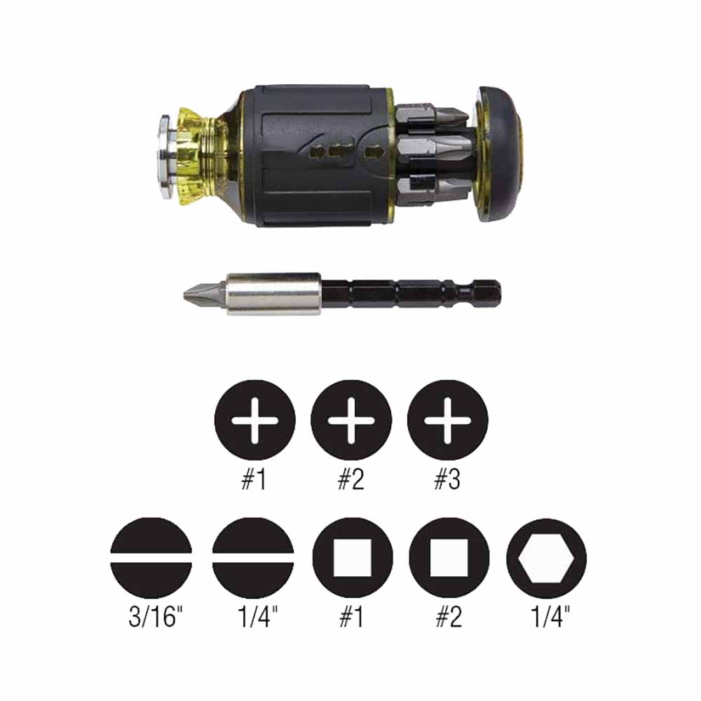 Klein Tools 32308 Multi-bit Stubby screwdriver manufacturer in china 