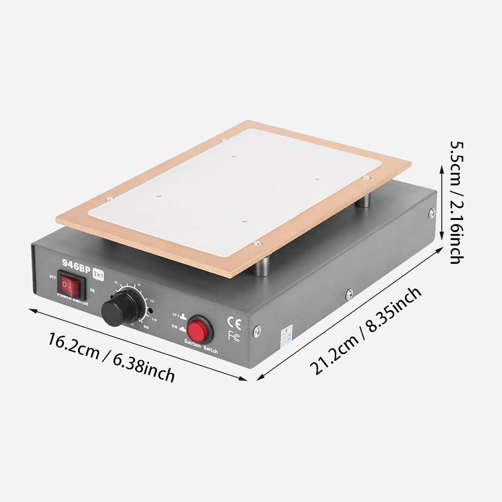 110V US Plug LCD Touch Screen Separator Machine Built in Suction Pump Manufacturer 