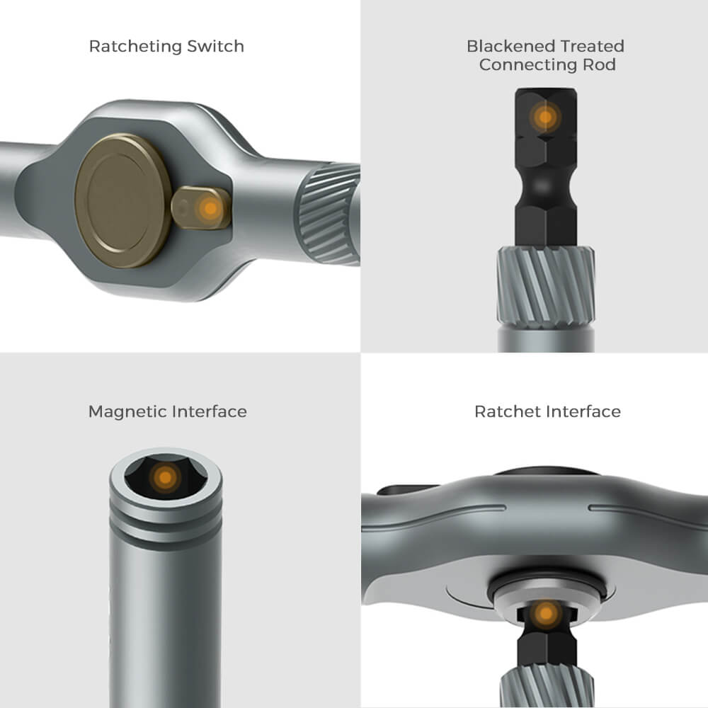 Best Ratchet Screwdriver 42 in 1 -  Kingsdun 