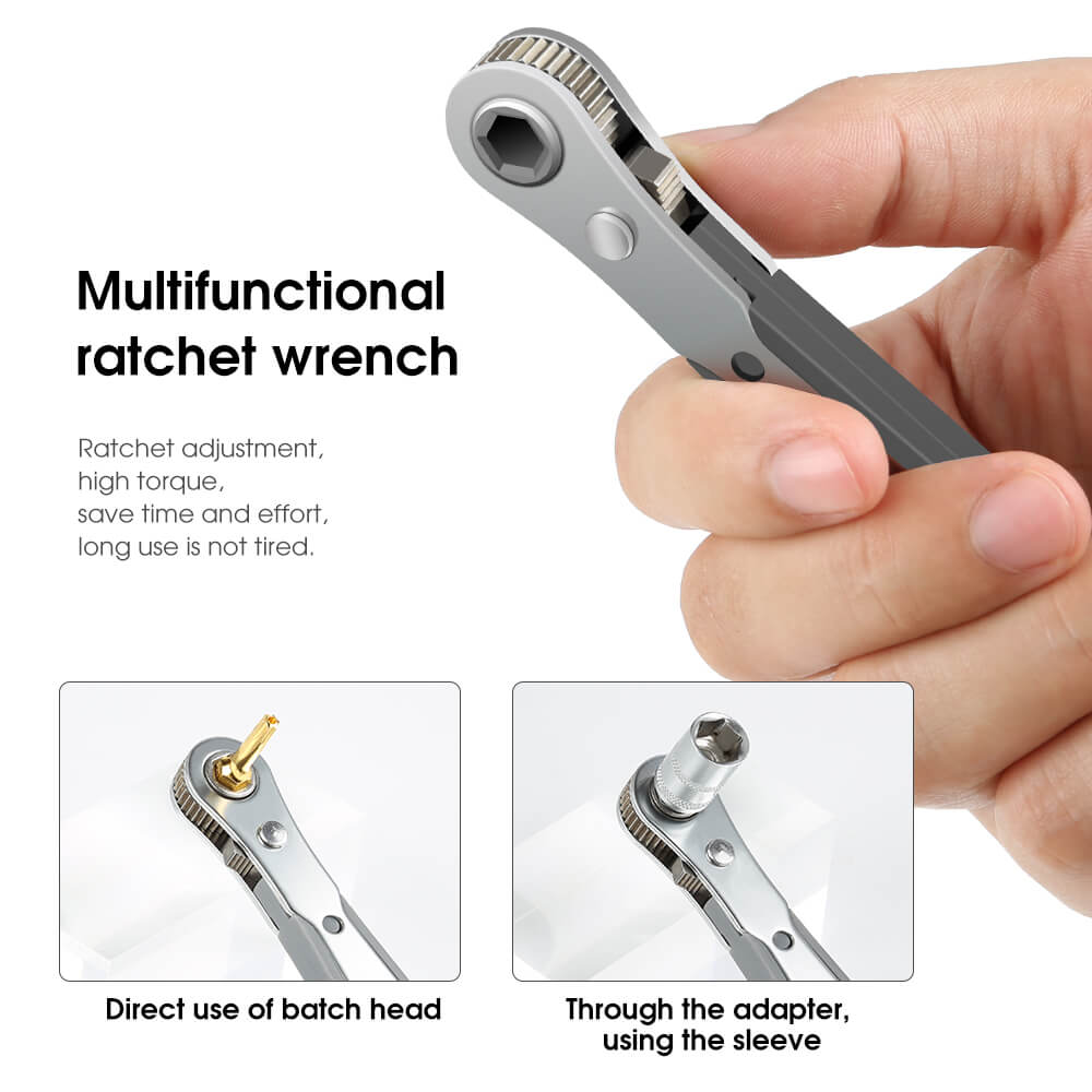 Wholesale 33-in-1 Hexagonal Multifunction Screwdriver Set | Ratchet & Voltage Detection 