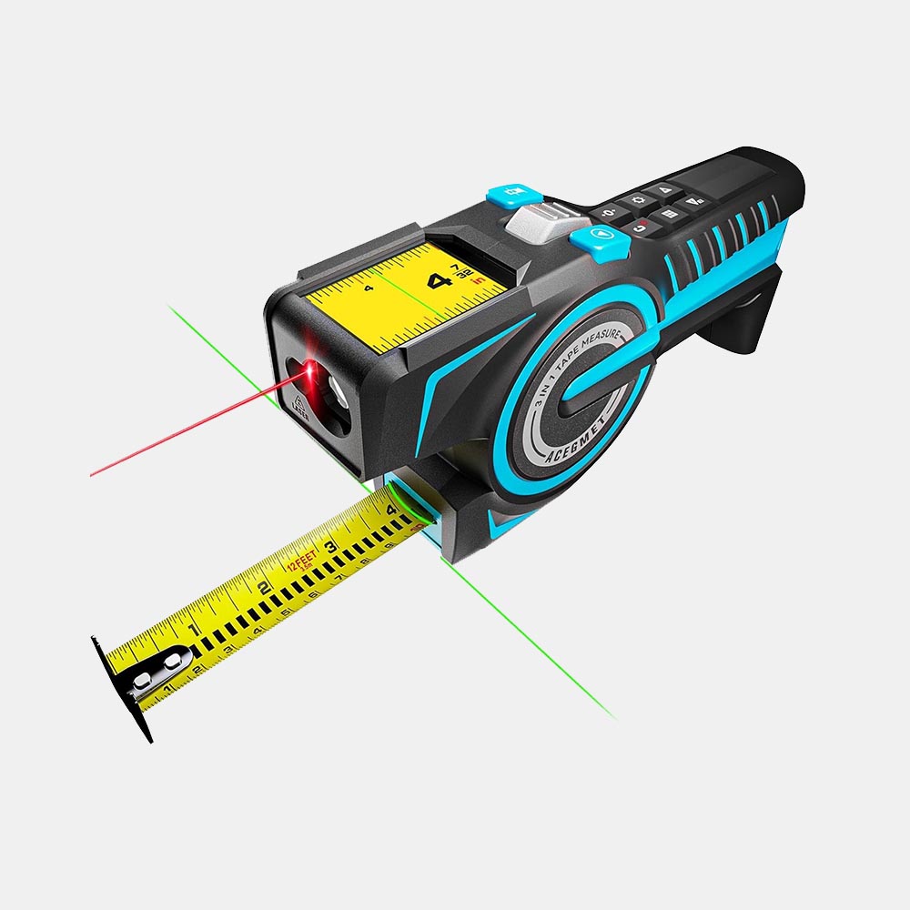 Wholesale 3-in-1 Digital Tape Measure – 330Ft Laser & Auto Lock | Kings Dun Tools Manufacturer