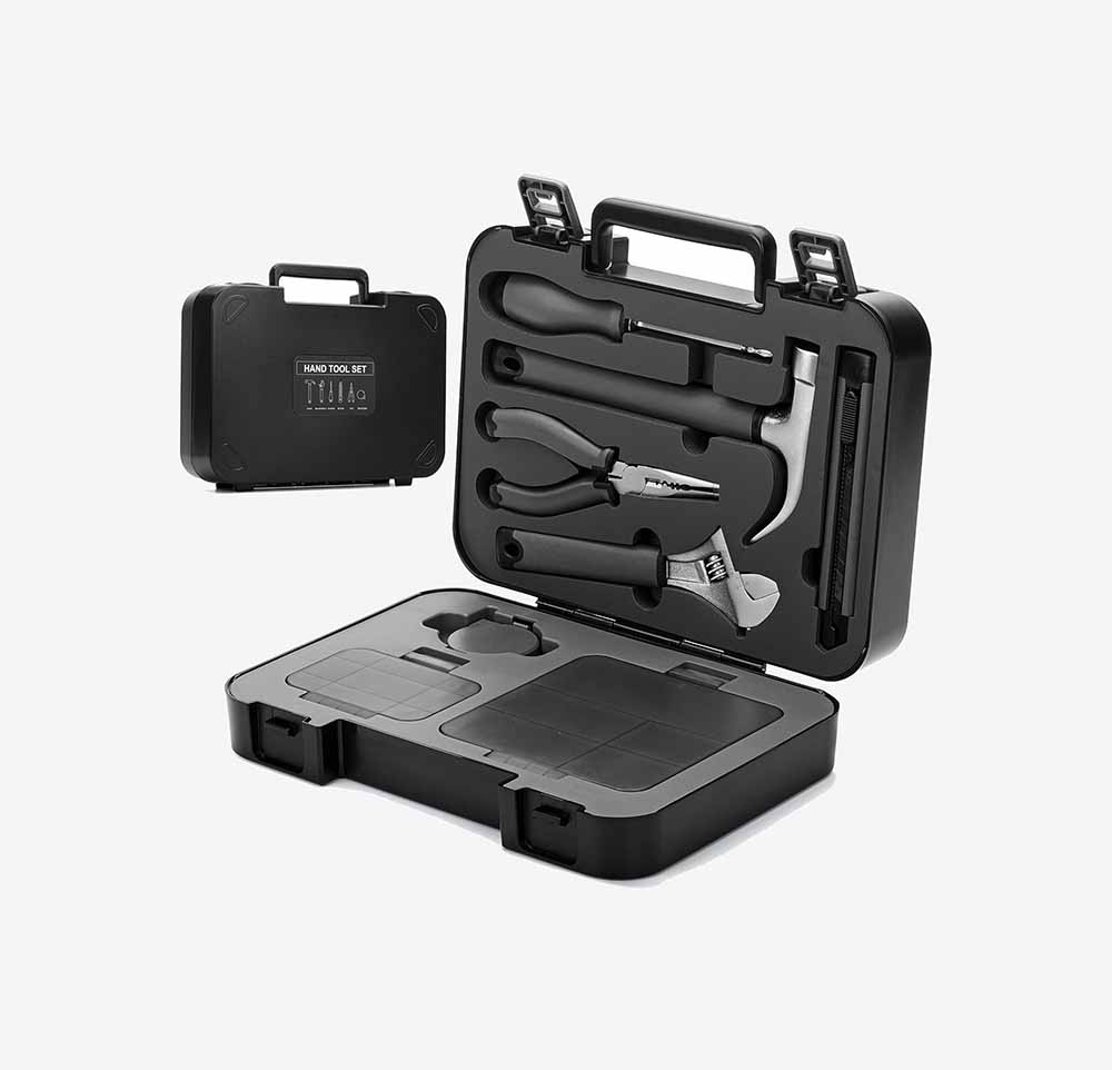 8-Piece Compact Home Tool Kit for Household, Dorm & Office Repairs